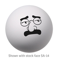 Picture of Custom Printed Emoticon Ball Stress Ball