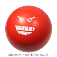 Picture of Custom Printed Emoticon Ball Stress Ball