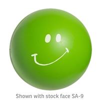 Picture of Custom Printed Emoticon Ball Stress Ball