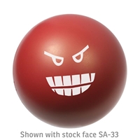 Picture of Custom Printed Emoticon Ball Stress Ball