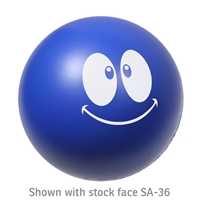 Picture of Custom Printed Emoticon Ball Stress Ball