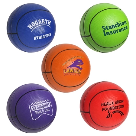 Picture of Custom Printed Basketball Stress Ball