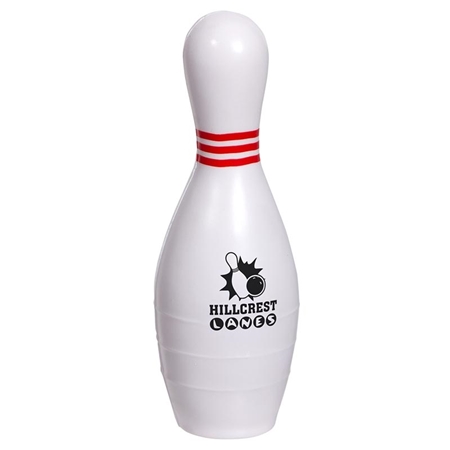 Picture of Custom Printed Bowling Pin Stress Ball