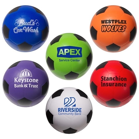 Picture of Custom Printed Soccer Ball Stress Ball