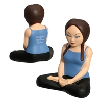 Picture of Custom Printed Yoga Girl Stress Ball