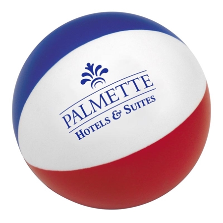 Picture of Custom Printed Beach Ball Stress Ball