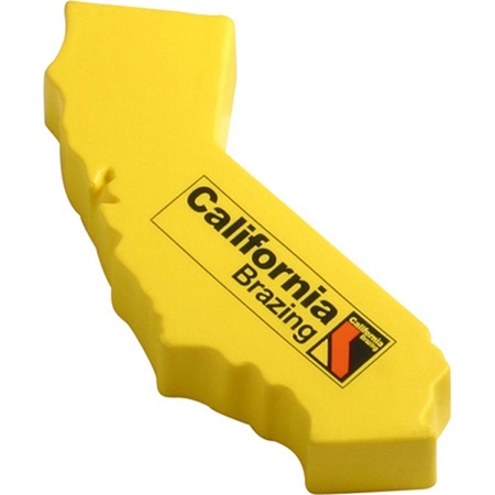 Picture of Custom Printed California Shape Stress Ball