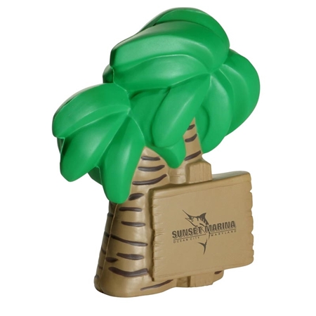 Picture of Custom Printed Palm Tree Stress Ball