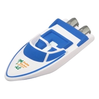 Picture of Custom Printed Speedboat Stress Ball