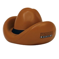 Picture of Custom Printed Cowboy Hat Stress Ball