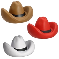 Picture of Custom Printed Cowboy Hat Stress Ball