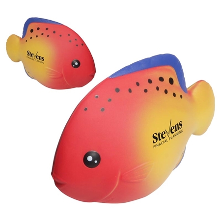 Picture of Custom Printed Tropical Fish Wobbler Stress Ball