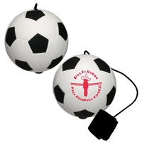 Picture of Custom Printed Soccer Ball Yo-Yo Stress Ball