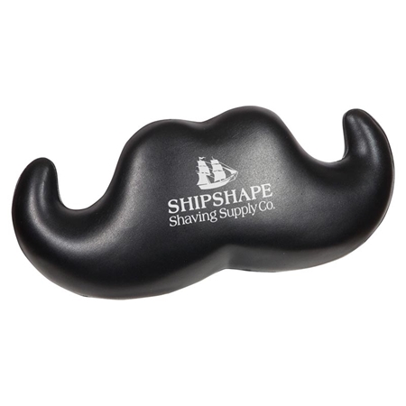 Picture of Custom Printed Handlebar Mustache Stress Ball