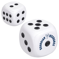 Picture of Custom Printed Dice Stress Ball