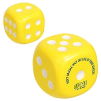 Picture of Custom Printed Dice Stress Ball