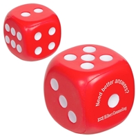 Picture of Custom Printed Dice Stress Ball