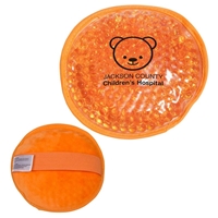 Picture of Custom Printed Plush Round Gel Beads Hot/Cold Pack