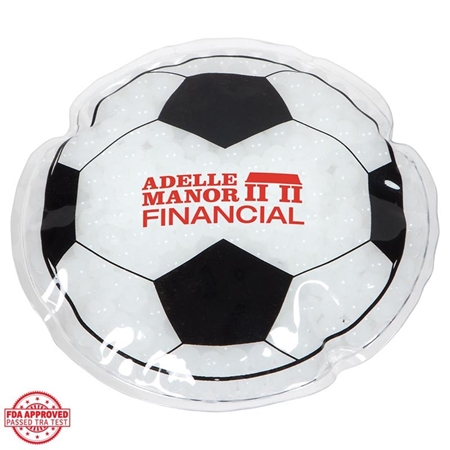 Picture of Custom Printed Soccer Ball Hot/Cold Pack