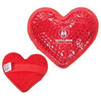 Picture of Custom Printed Plush Heart Hot/Cold Pack