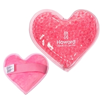 Picture of Custom Printed Plush Heart Hot/Cold Pack