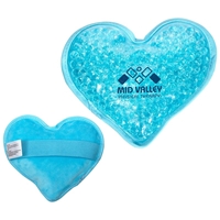 Picture of Custom Printed Plush Heart Hot/Cold Pack