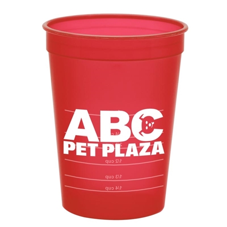 Picture of Custom Printed 16 oz Pet Food Cup with Measures