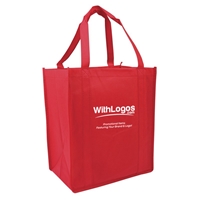 Picture of Custom Printed Atlas Nonwoven Grocery Tote