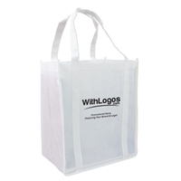 Picture of Custom Printed Atlas Nonwoven Grocery Tote