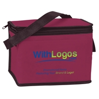 Picture of Custom Printed Full Color 6 Pack Nonwoven Cooler Bag