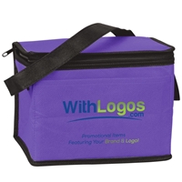 Picture of Custom Printed Full Color 6 Pack Nonwoven Cooler Bag