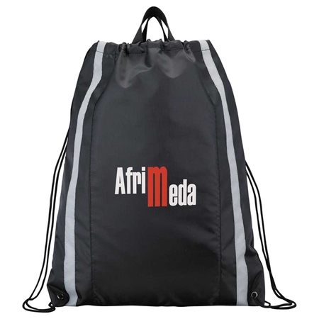 Picture of Reflective Drawstring Cinch Backpack