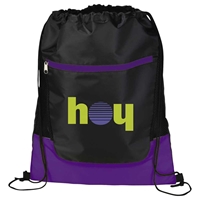 Picture of Custom Printed Libra Drawstring Cinch Backpack