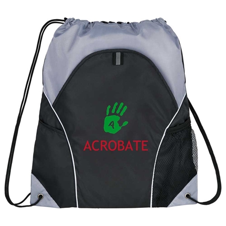 Picture of Custom Printed Marathon Drawstring Cinch Backpack