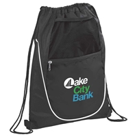 Picture of Custom Printed Locker Drawstring Cinch Backpack