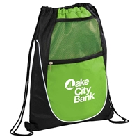 Picture of Custom Printed Locker Drawstring Cinch Backpack