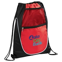 Picture of Custom Printed Locker Drawstring Cinch Backpack