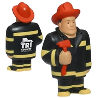 Picture of Custom Printed Fireman Stress Ball